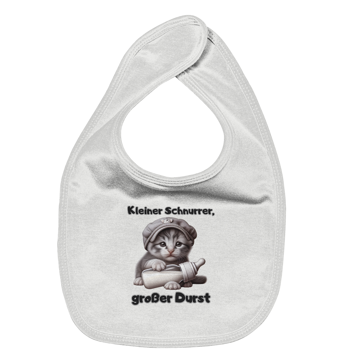 Kleiner Schnurrer, großer Durst - Baby-Lätzchen