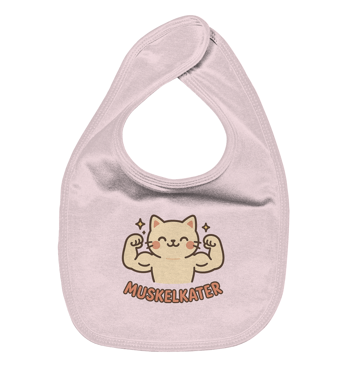 Muskelkater - Kawaii Cat - Baby-Lätzchen
