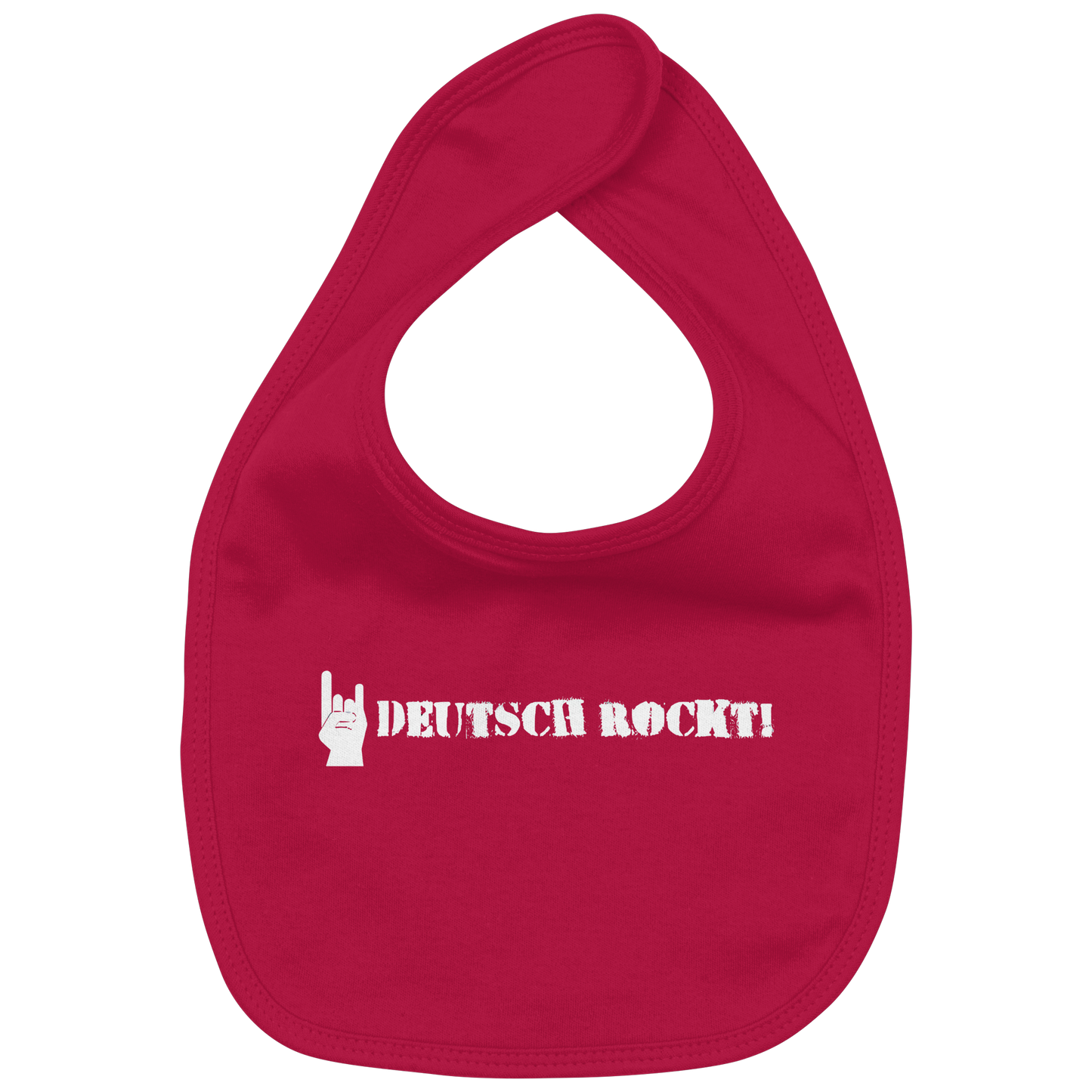 DEUTSCH ROCKT - Logo - Baby-Lätzchen