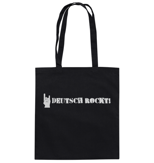 DEUTSCH ROCKT - Logo - Baumwolltasche