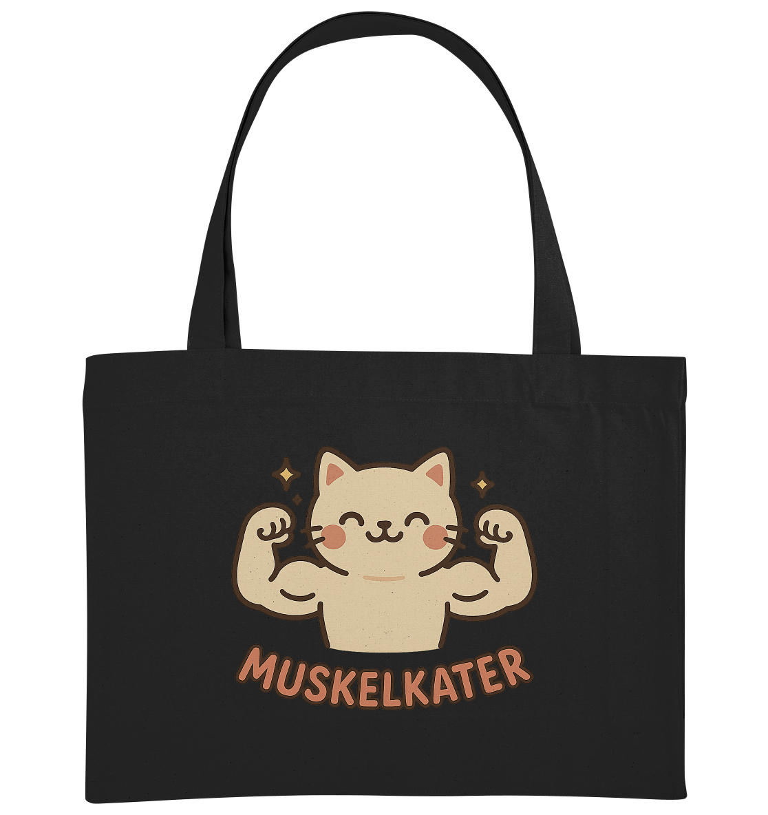 Muskelkater - Kawaii Cat - Einkaufstasche