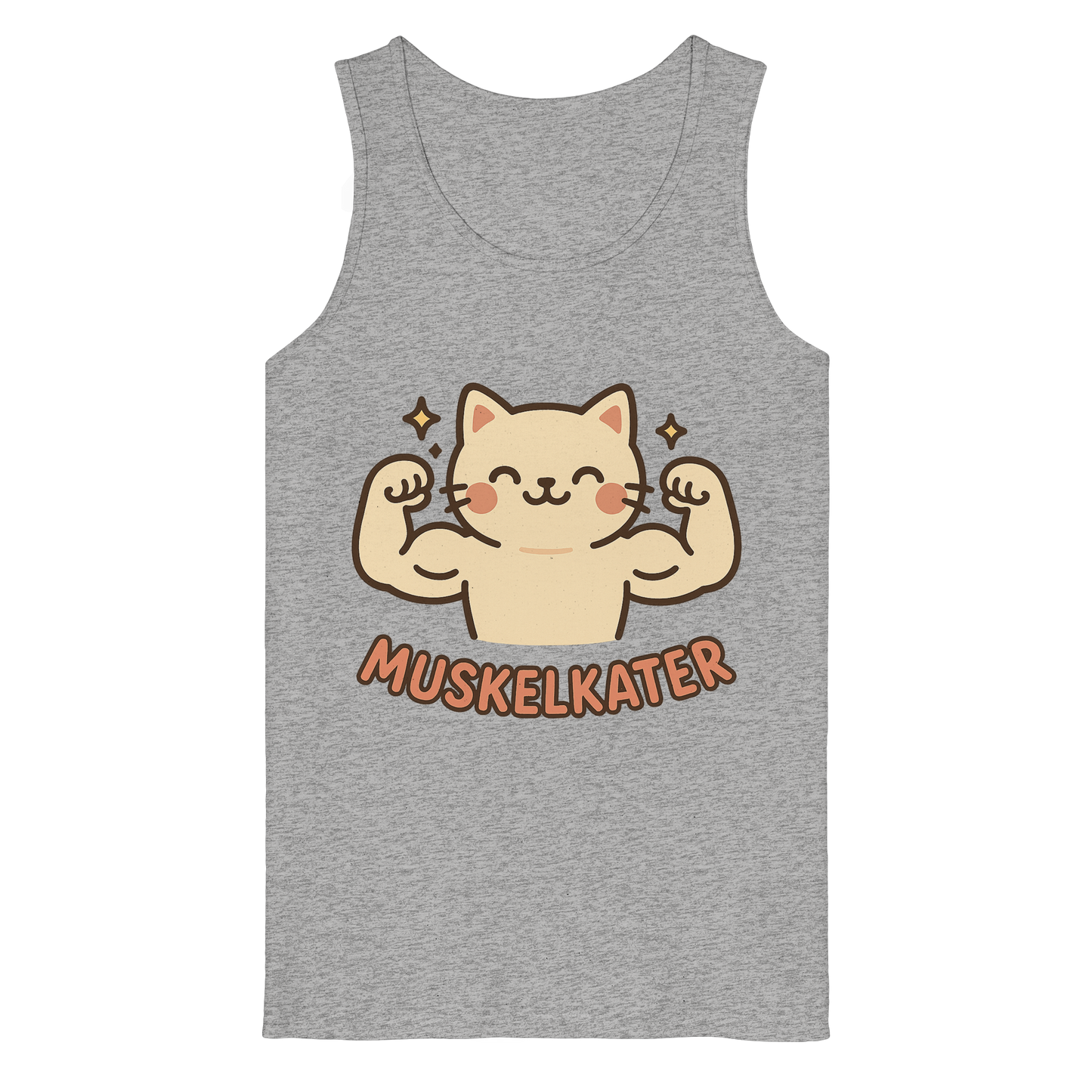 Muskelkater - Kawaii Cat - Herren Tank Top Shirt