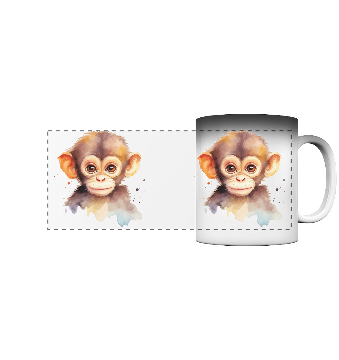 Affe - Äffchen - Zaubertasse