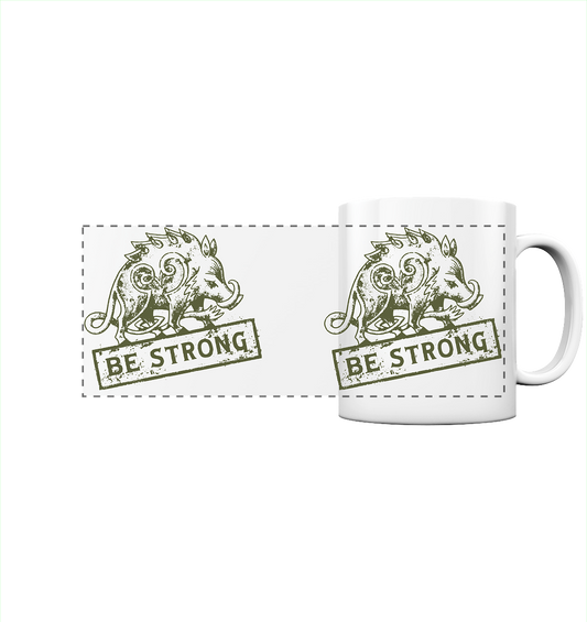 Be strong - keltisches Wildschwein - Tasse