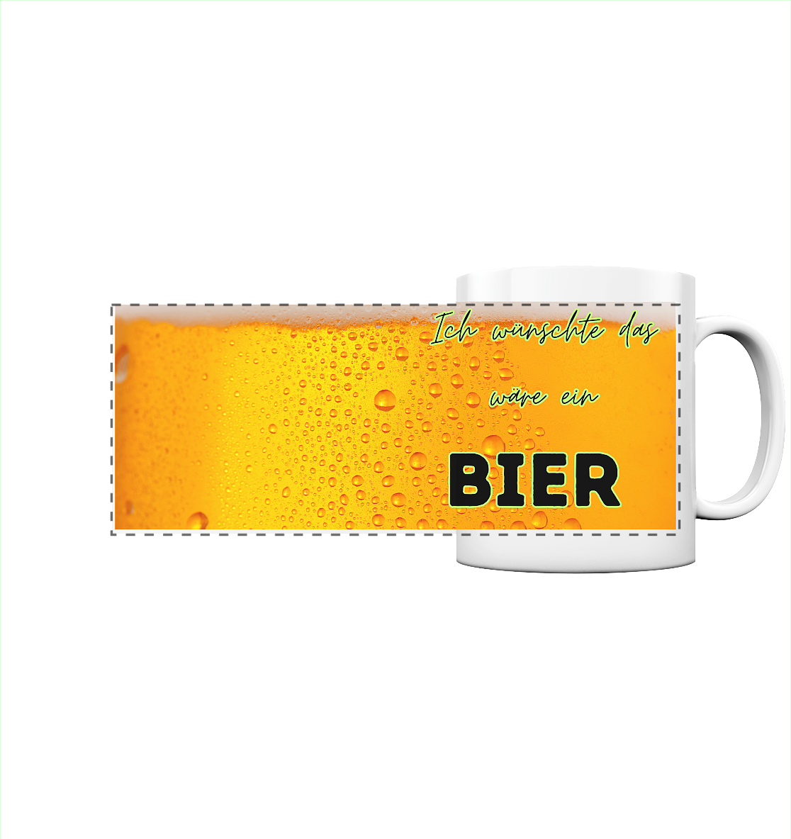 Ich wünschte das wäre ein Bier - Tasse