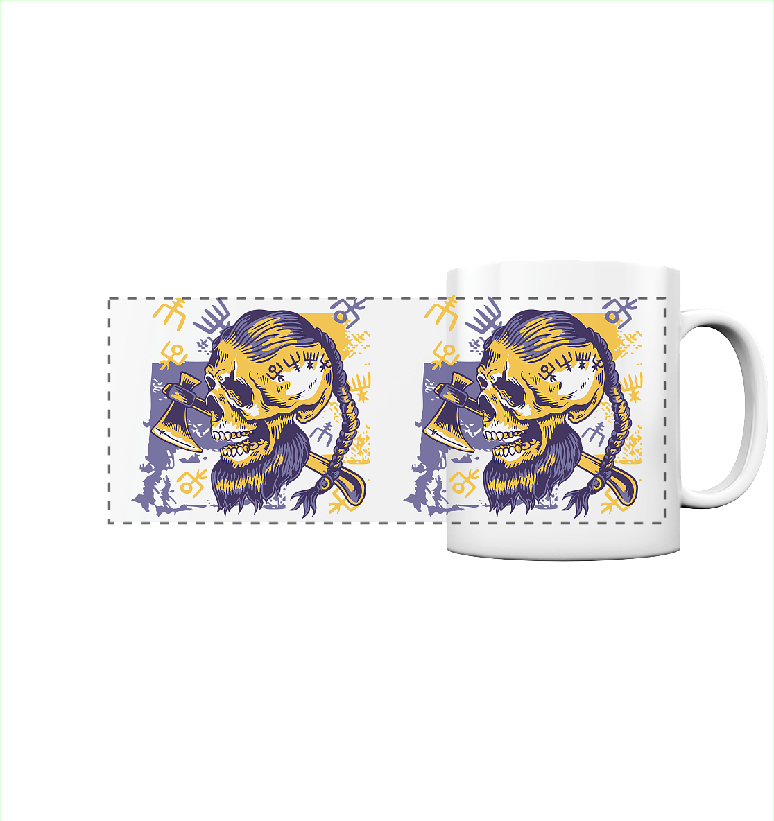 Viking Skull - Tasse