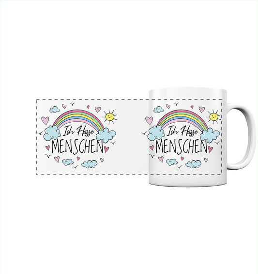 Ich hasse Menschen - Tasse