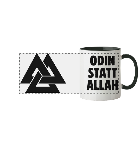 Odin statt Allah - Tasse zweifarbig