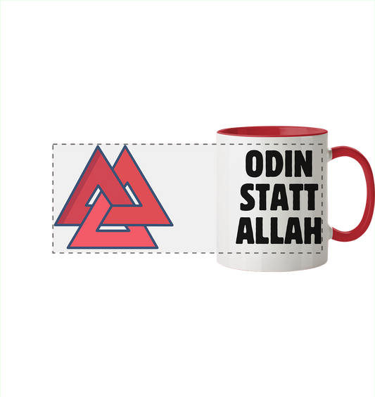 Odin statt Allah - Tasse zweifarbig