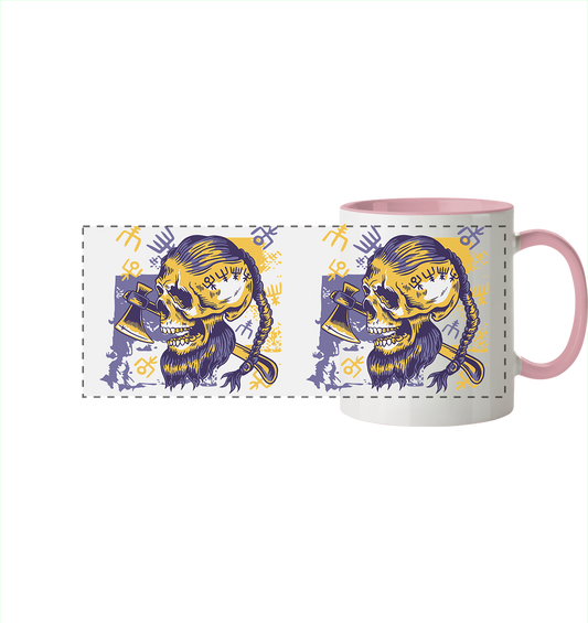 Viking Skull - Tasse zweifarbig