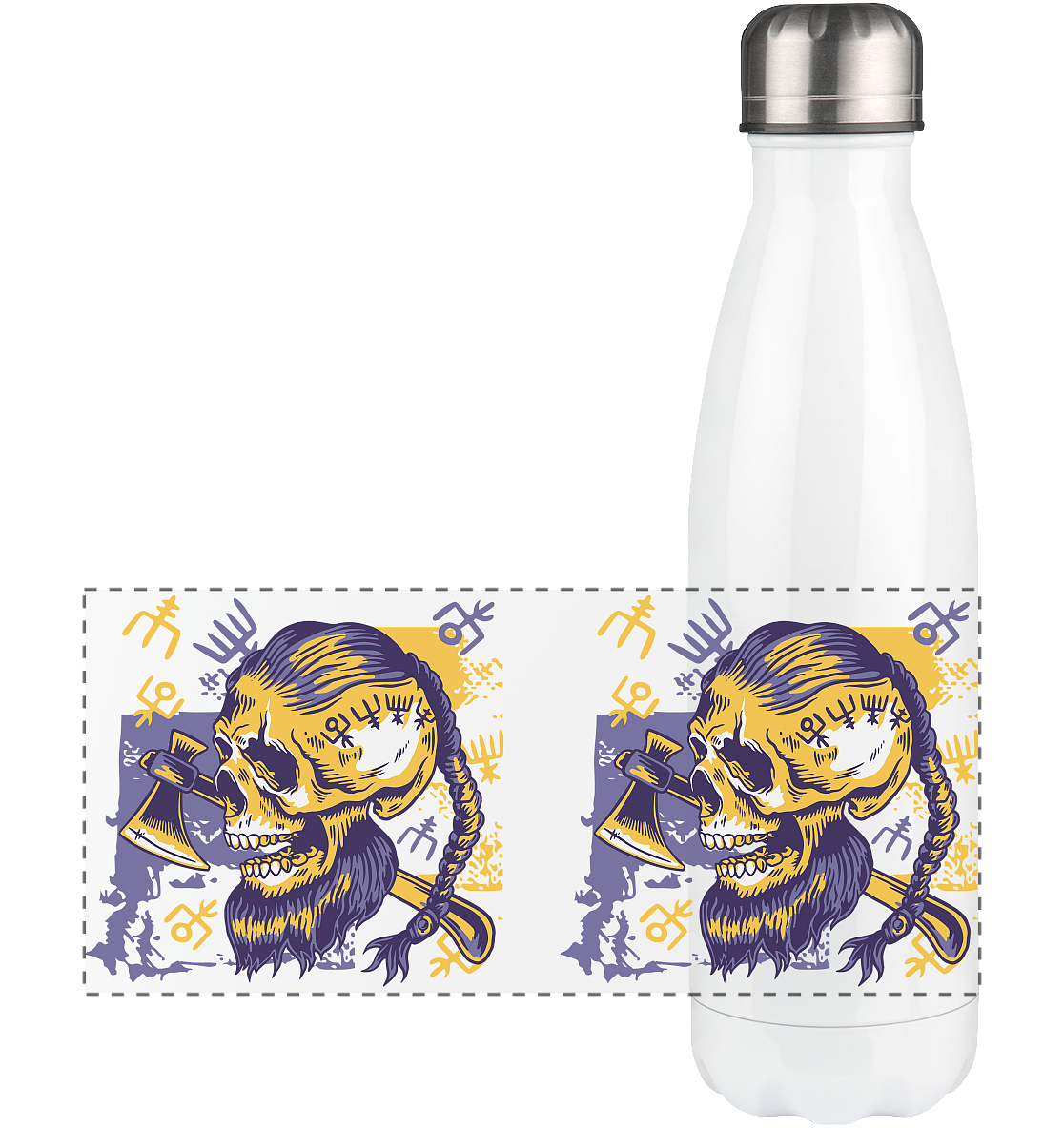 Viking Skull - Thermoflasche 500ml
