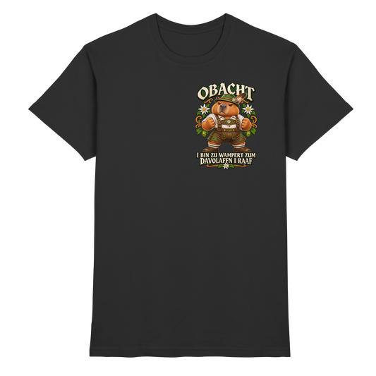 Obacht - I Raaf - Premium T-Shirt