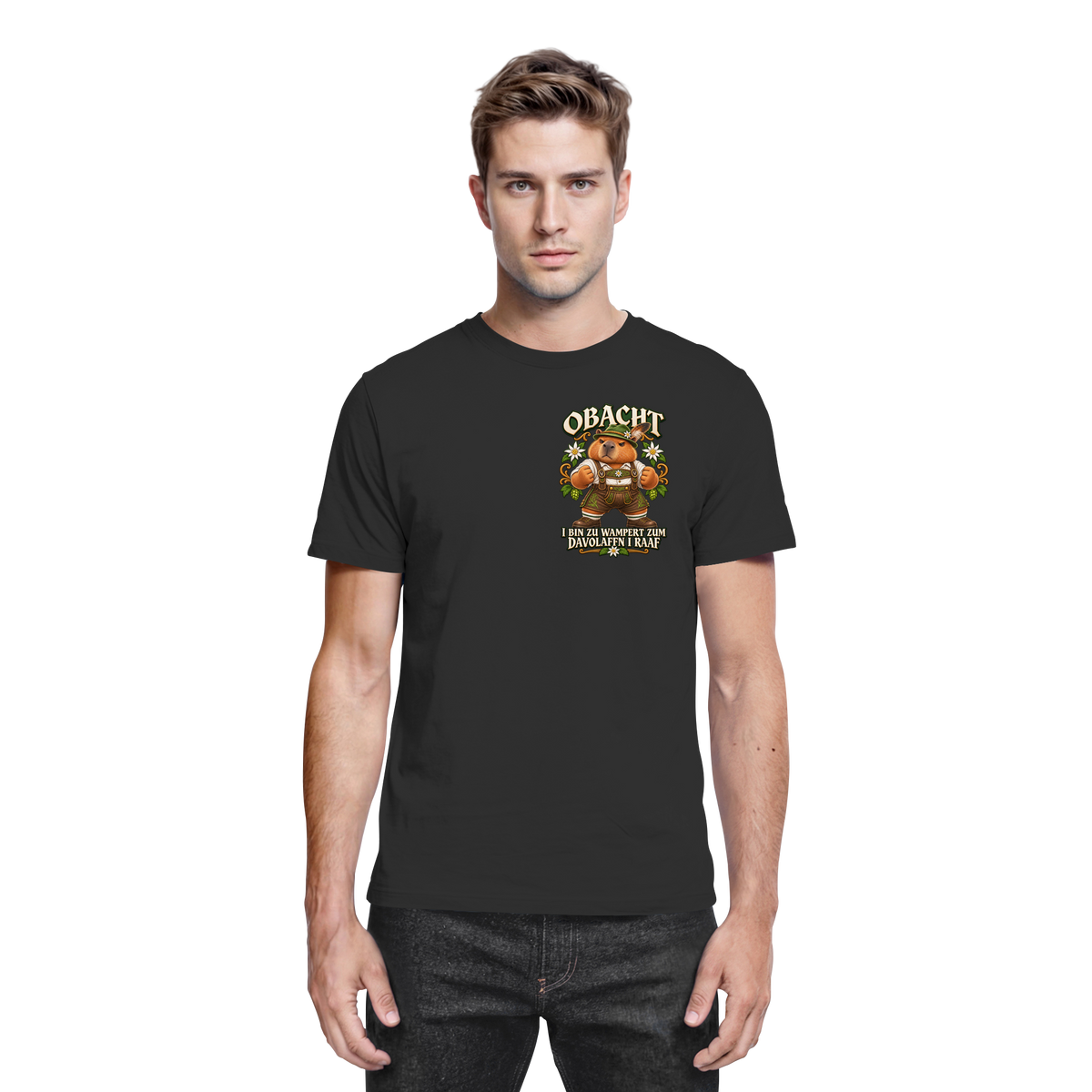 Obacht - I Raaf - Premium T-Shirt