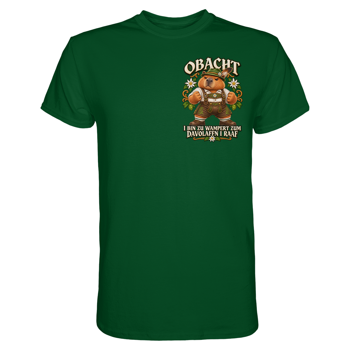 Obacht - I Raaf - Premium T-Shirt