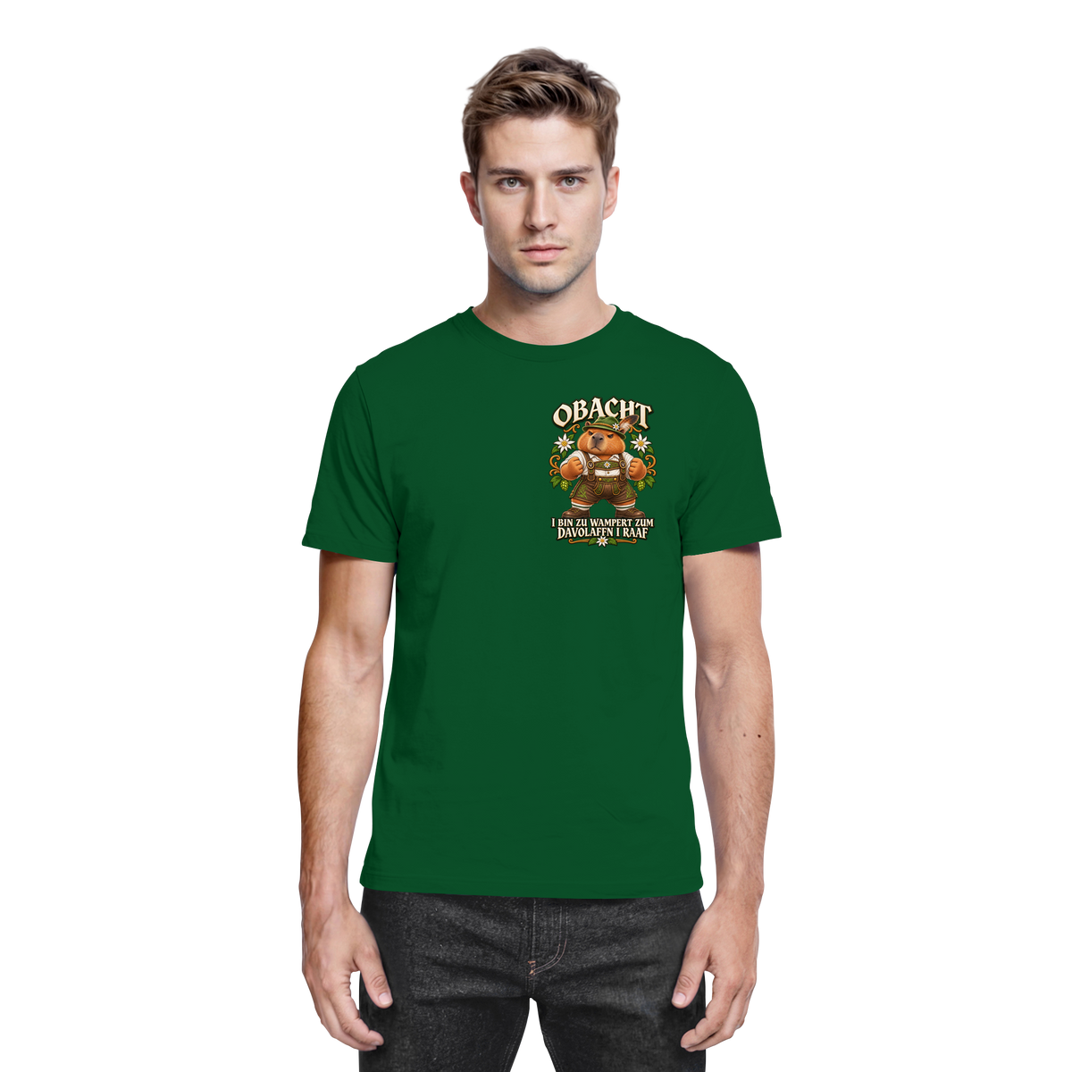 Obacht - I Raaf - Premium T-Shirt