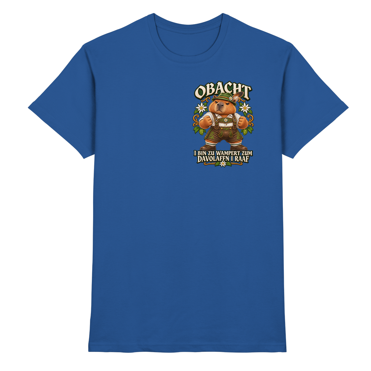 Obacht - I Raaf - Premium T-Shirt