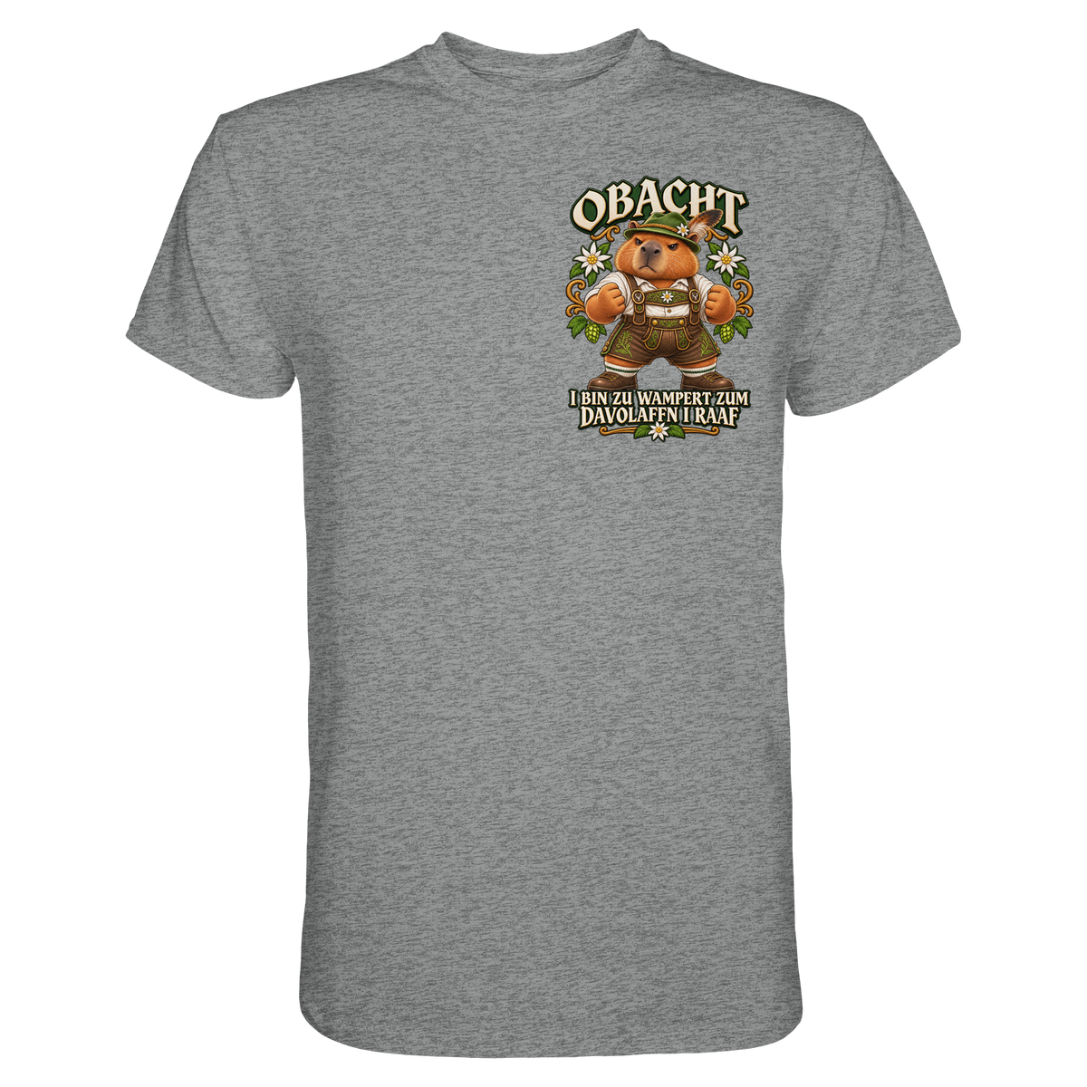 Obacht - I Raaf - Premium T-Shirt