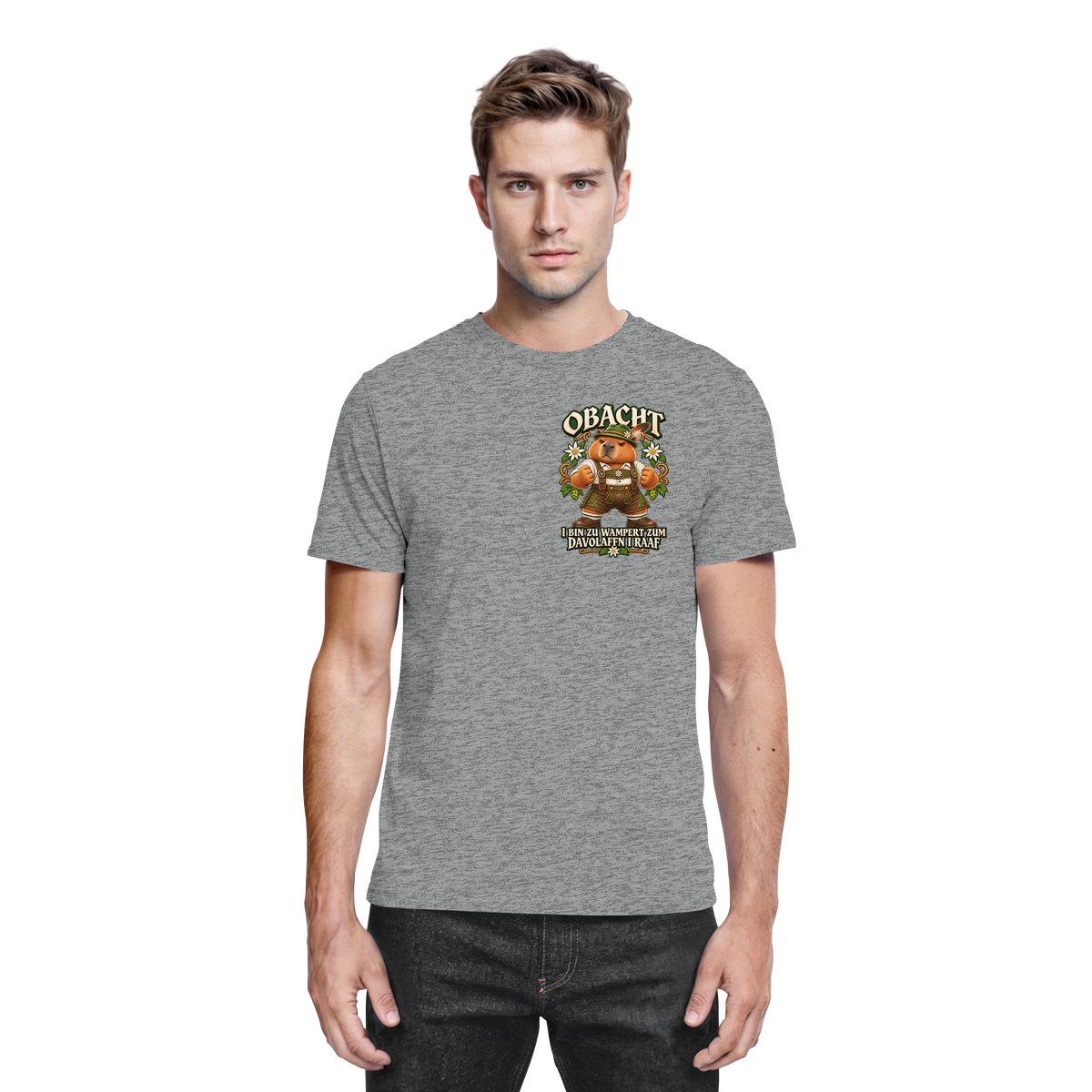 Obacht - I Raaf - Premium T-Shirt