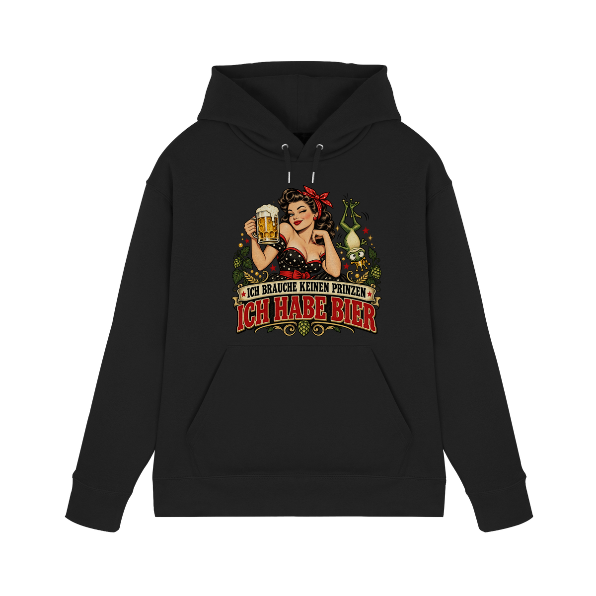 Ich brauche keinen Prinzen - Ich habe Bier - Hoodie
