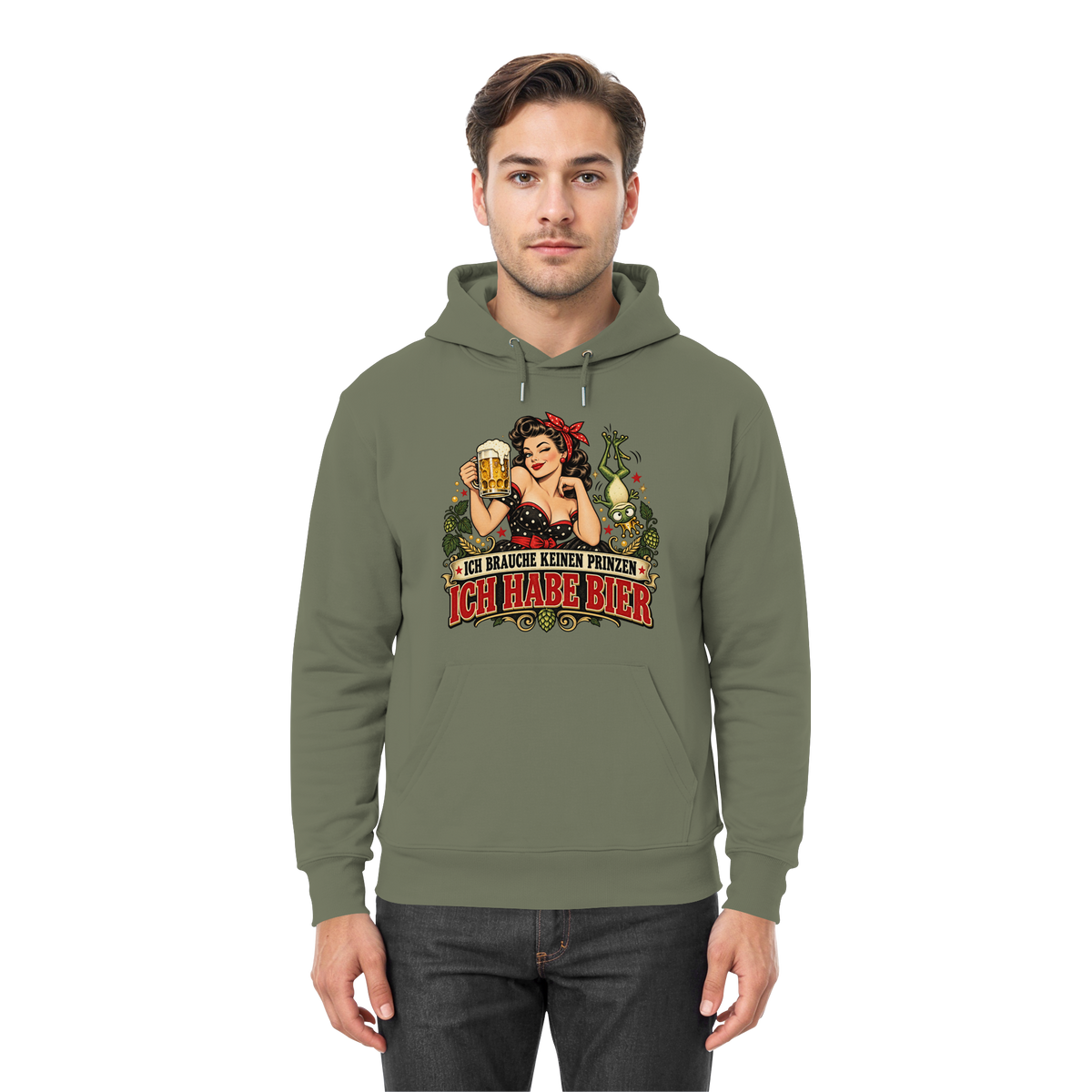 Ich brauche keinen Prinzen - Ich habe Bier - Hoodie
