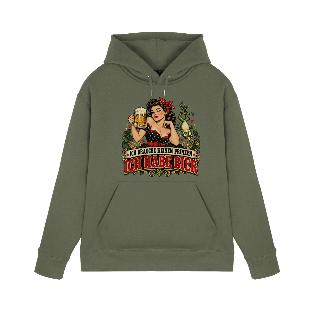 Ich brauche keinen Prinzen - Ich habe Bier - Hoodie