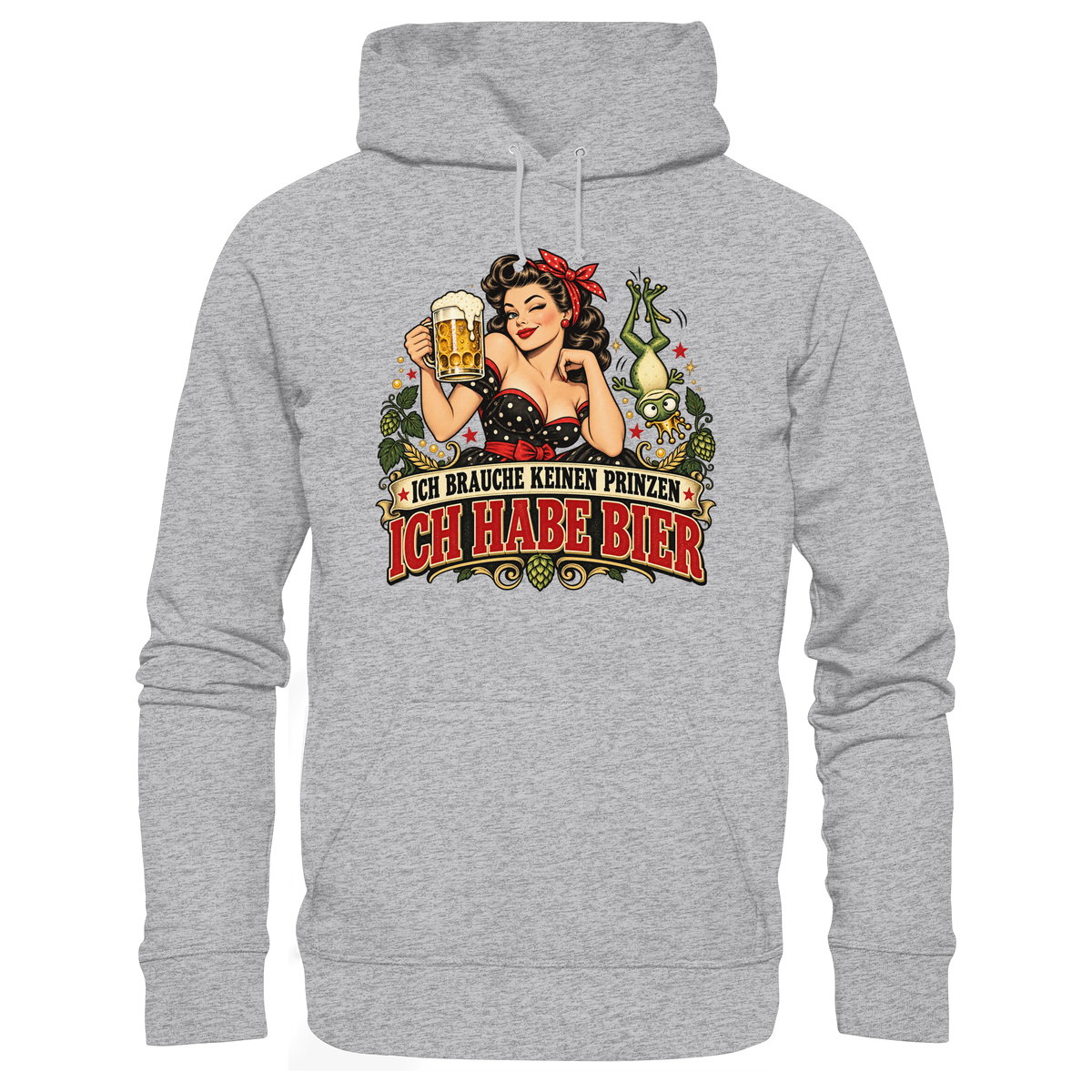 Ich brauche keinen Prinzen - Ich habe Bier - Hoodie