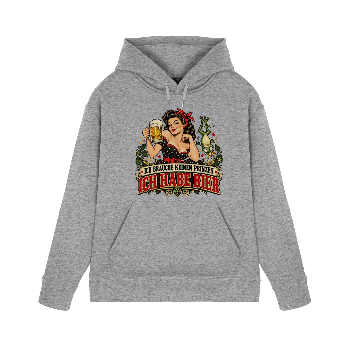 Ich brauche keinen Prinzen - Ich habe Bier - Hoodie