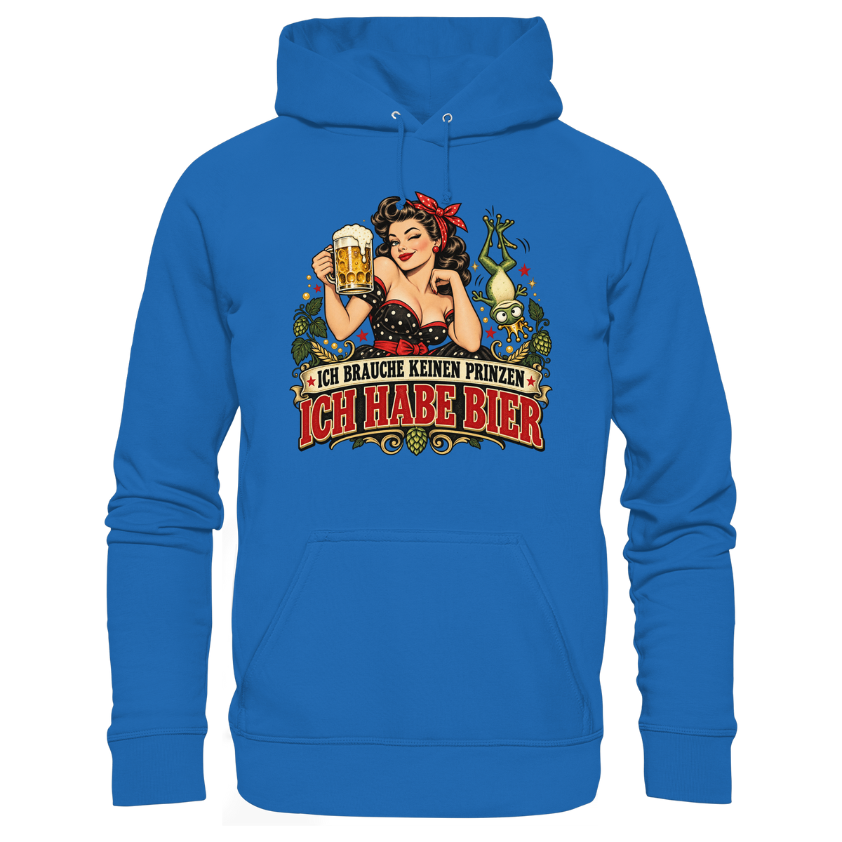 Ich brauche keinen Prinzen - Ich habe Bier - Hoodie