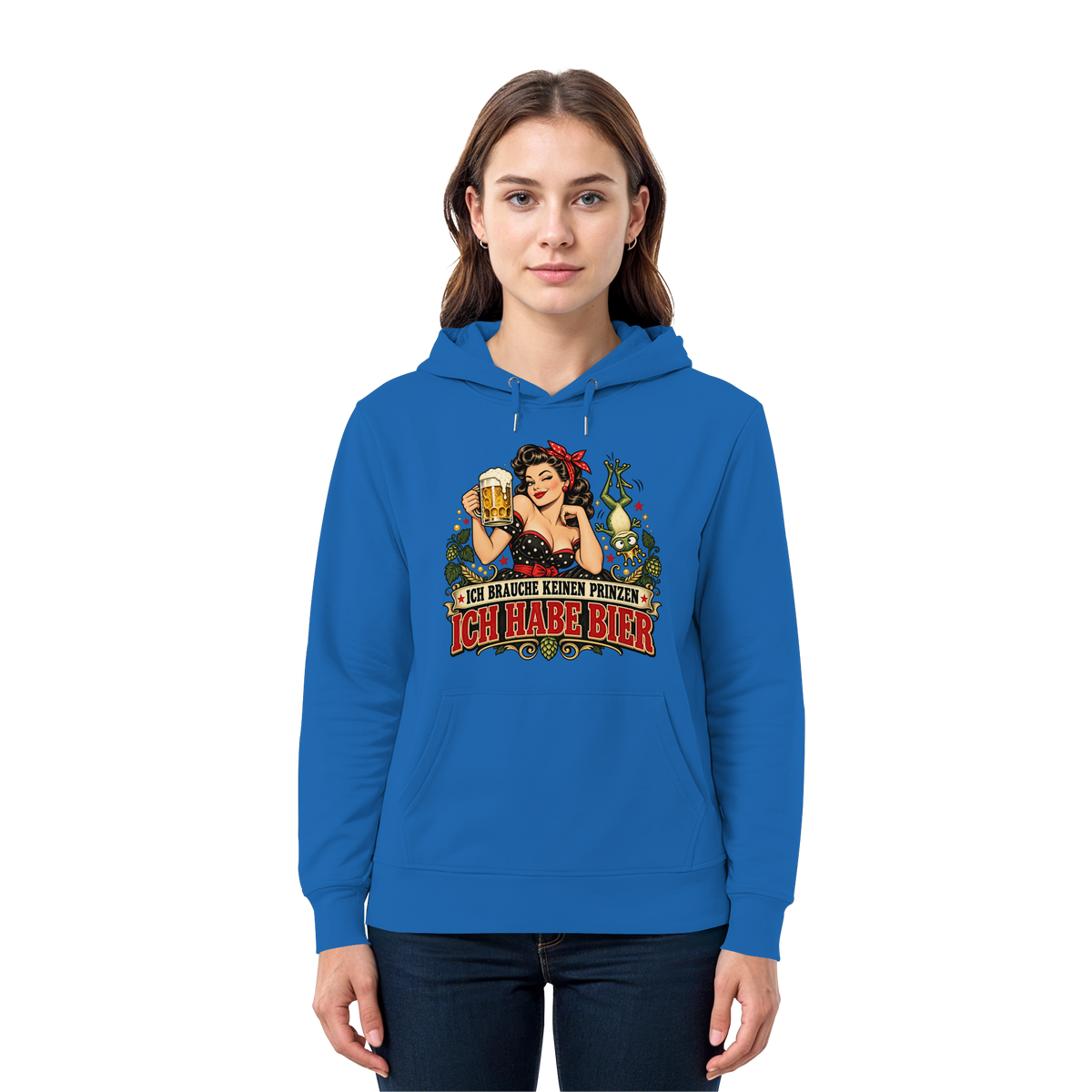 Ich brauche keinen Prinzen - Ich habe Bier - Hoodie