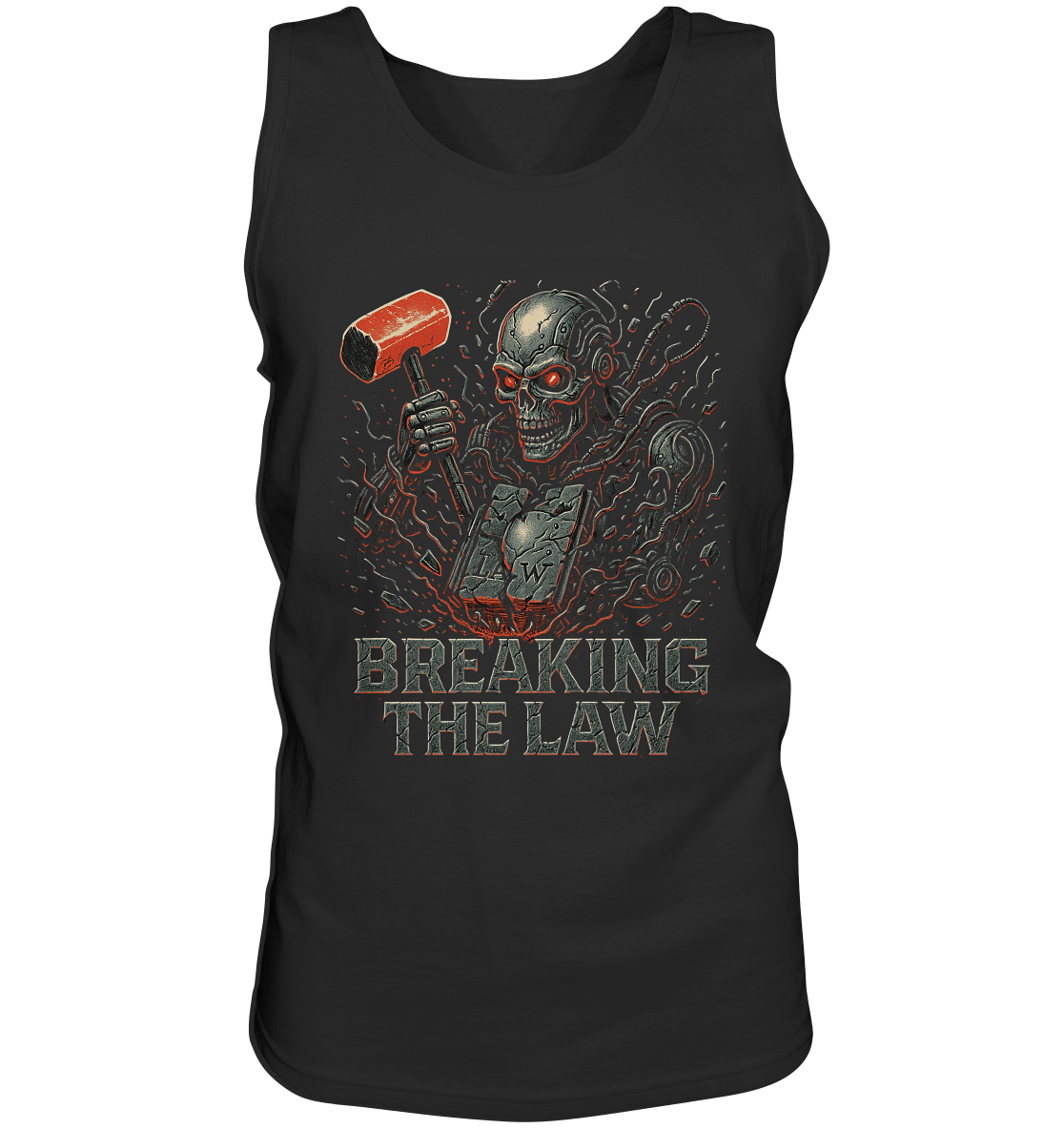 Breaking the Law - Cyborg - Herren Tank-Top Shirt