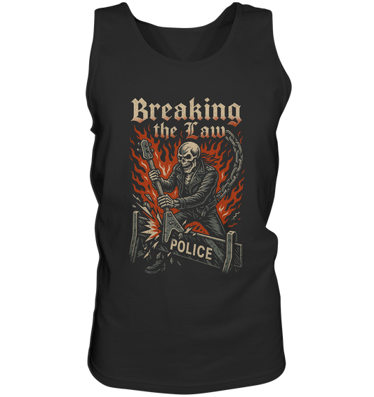 Breaking the Law - Skull - Herren Tank-Top Shirt