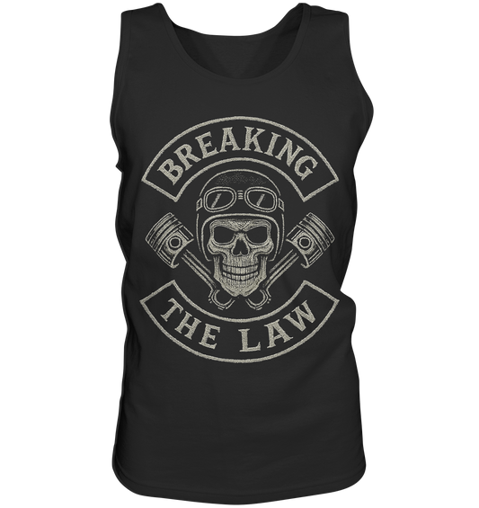 Breaking the Law - Biker Patch - Herren Tank-Top Shirt
