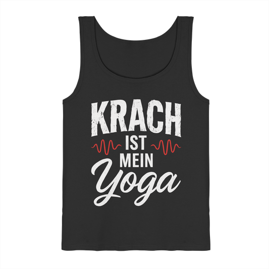Krach ist mein Yoga - Herren Tank-Top Shirt