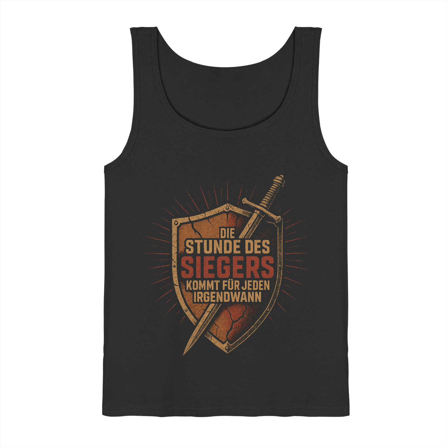 Die Stunde des Siegers kommt für jeden irgendwann - Herren Tank-Top Shirt