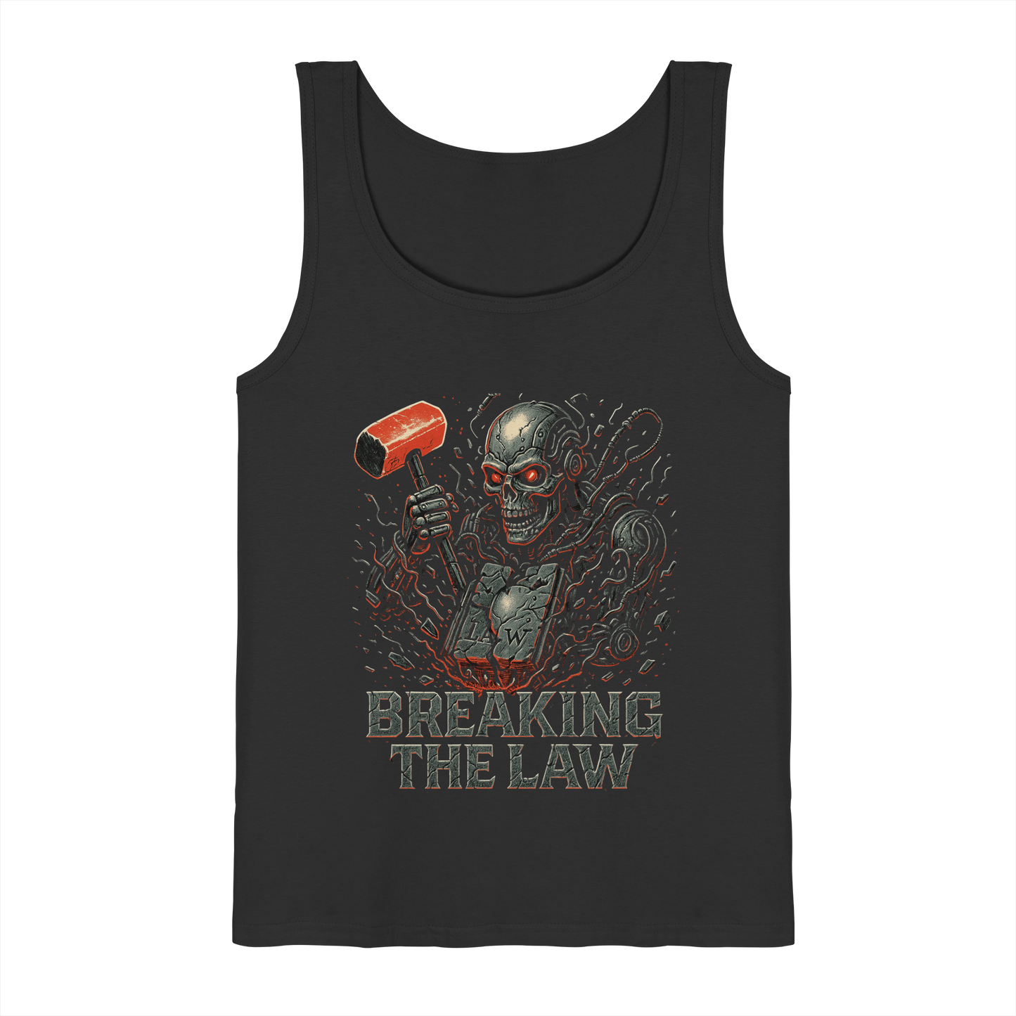 Breaking the Law - Cyborg - Herren Tank-Top Shirt
