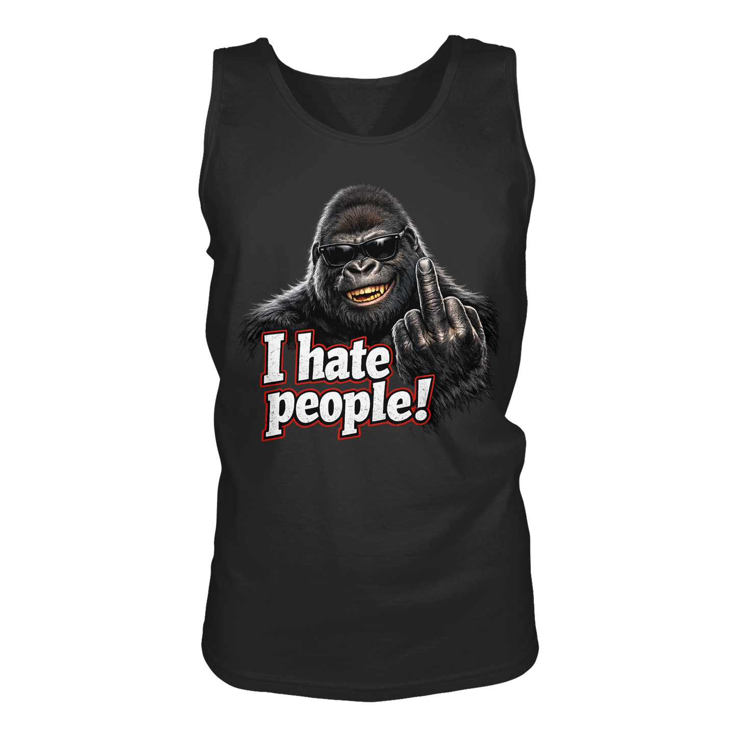 I hate people! - Herren Tank-Top Shirt