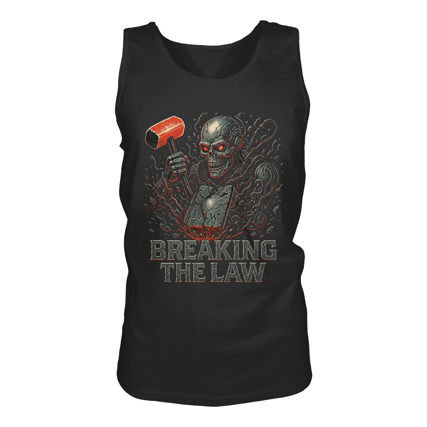 Breaking the Law - Cyborg - Herren Tank-Top Shirt