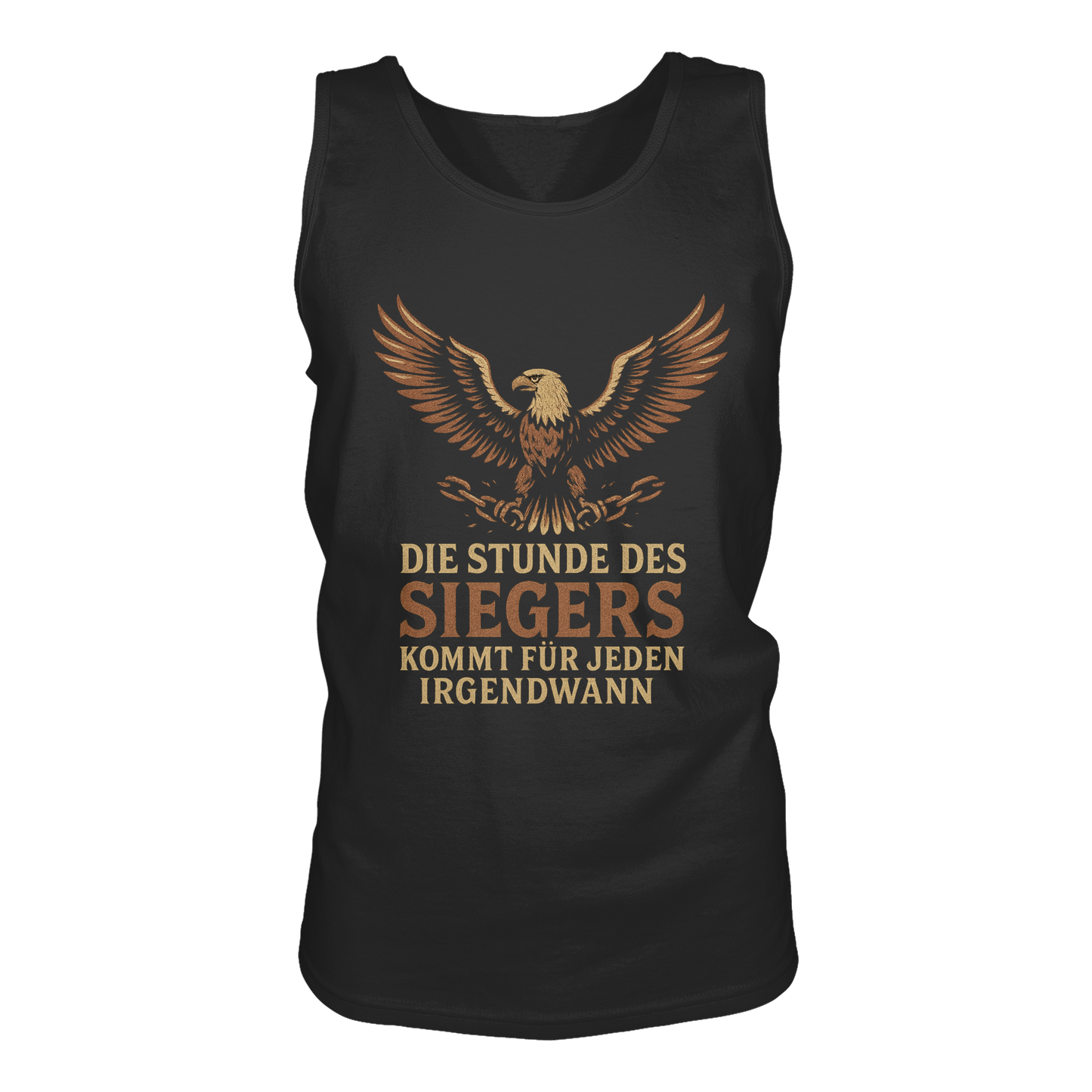 Die Stunde des Siegers kommt für jeden irgendwann - Herren Tank-Top Shirt
