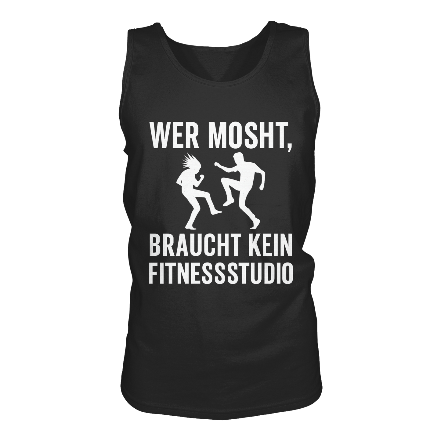 Moshen statt Hantelbank - Herren Tank-Top Shirt