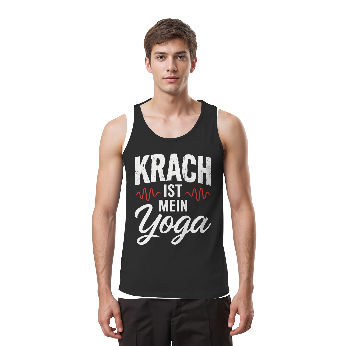 Krach ist mein Yoga - Herren Tank-Top Shirt