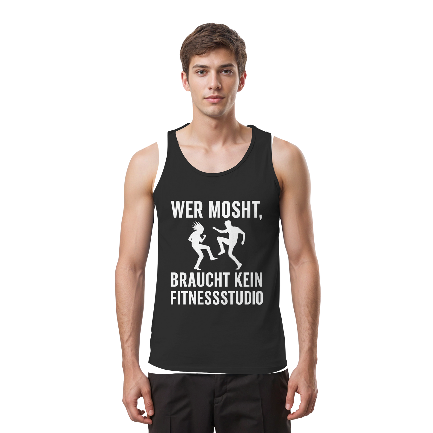 Moshen statt Hantelbank - Herren Tank-Top Shirt