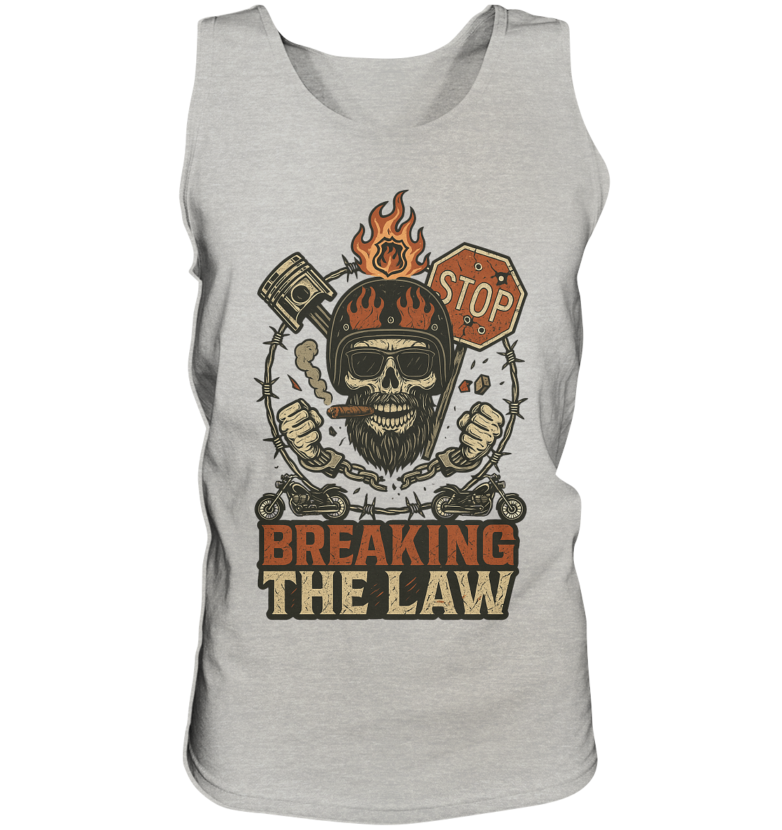 Breaking the Law - Herren Tank-Top Shirt