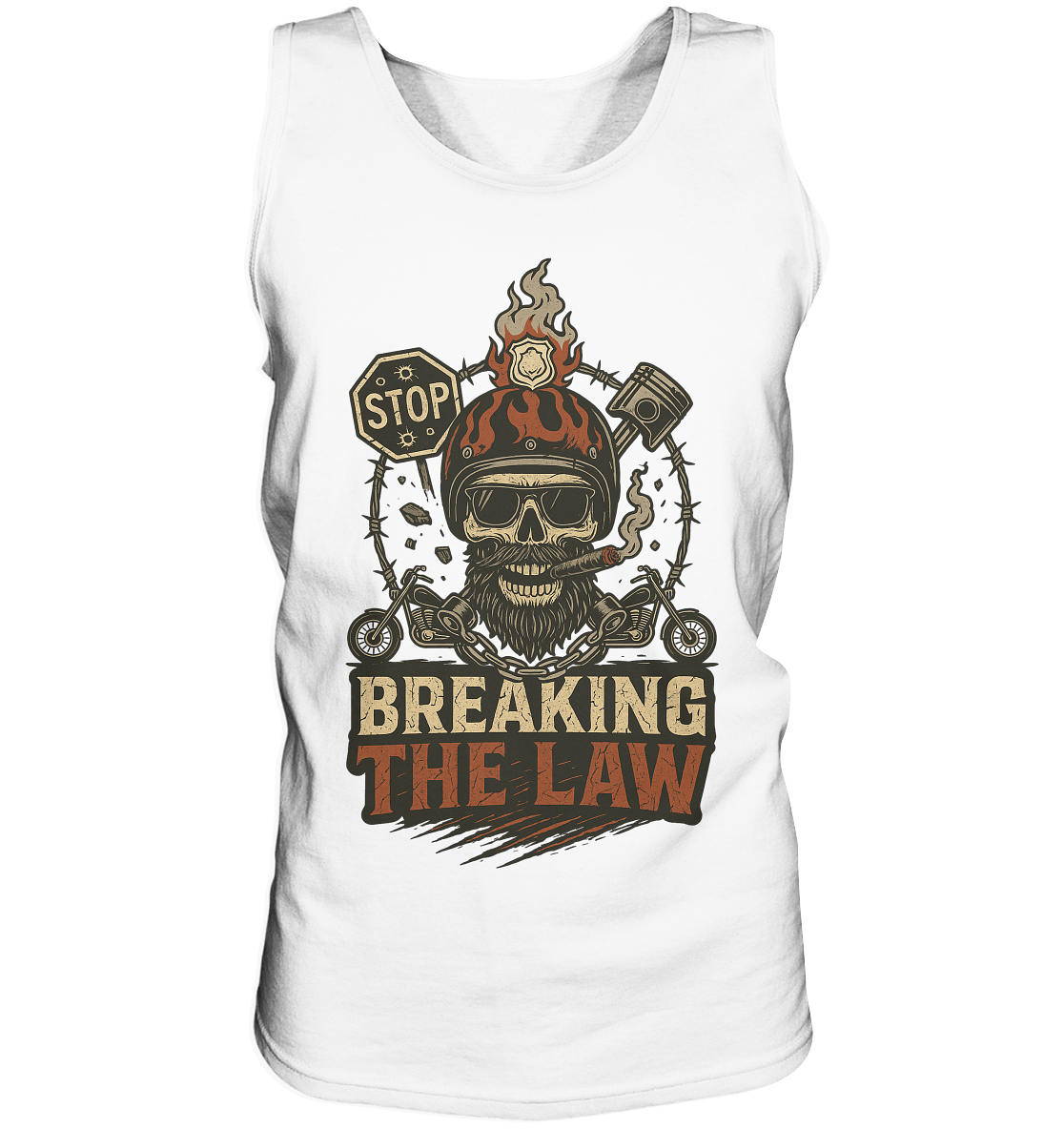 Breaking the Law - Herren Tank-Top Shirt