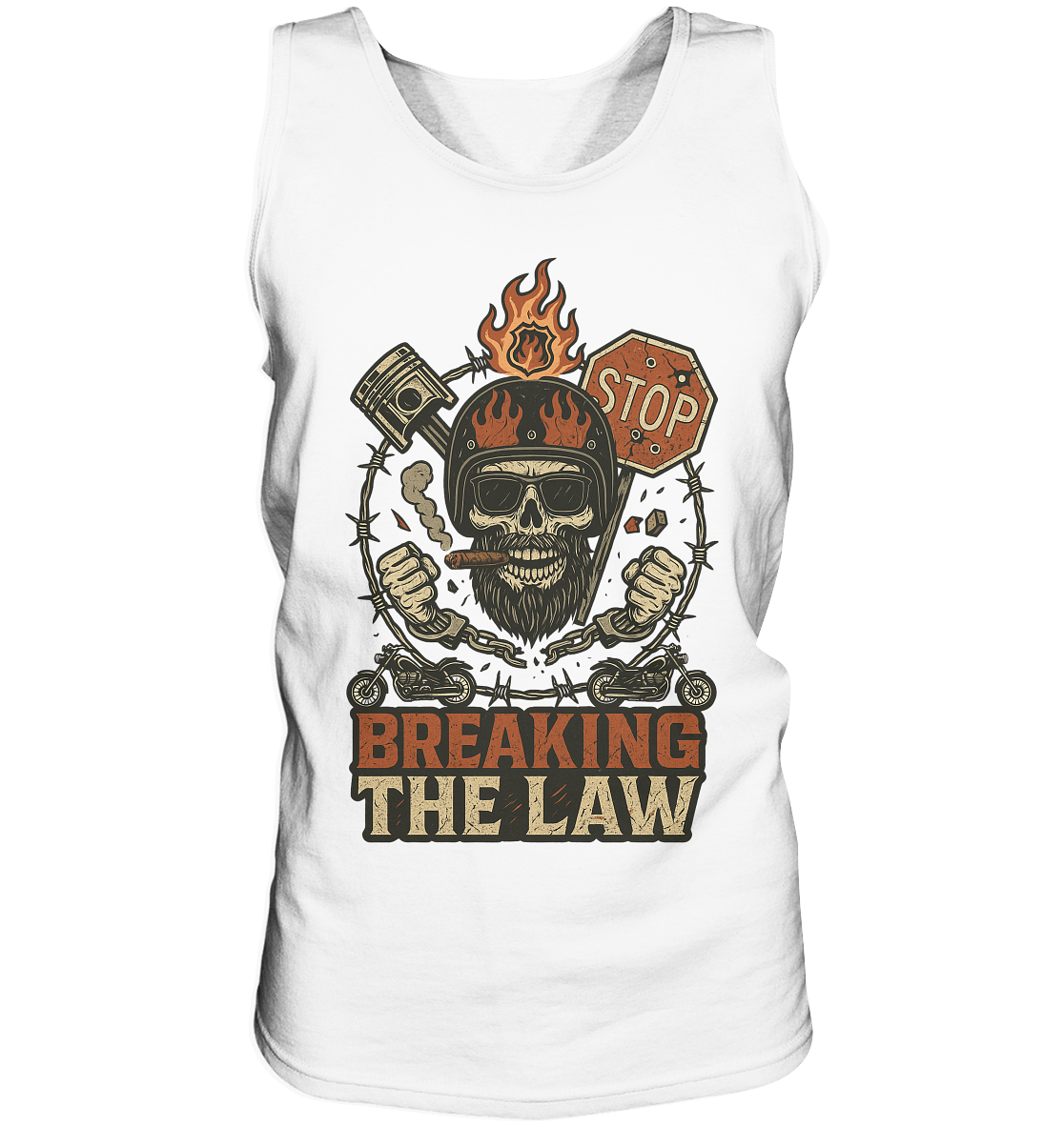 Breaking the Law - Herren Tank-Top Shirt