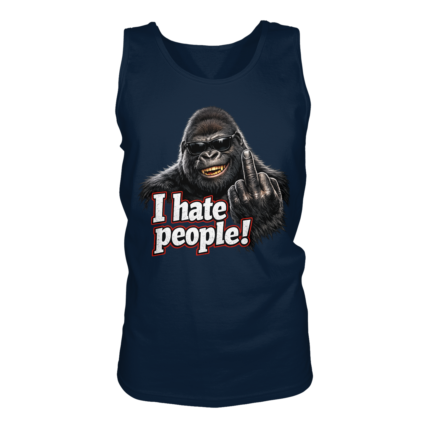 I hate people! - Herren Tank-Top Shirt
