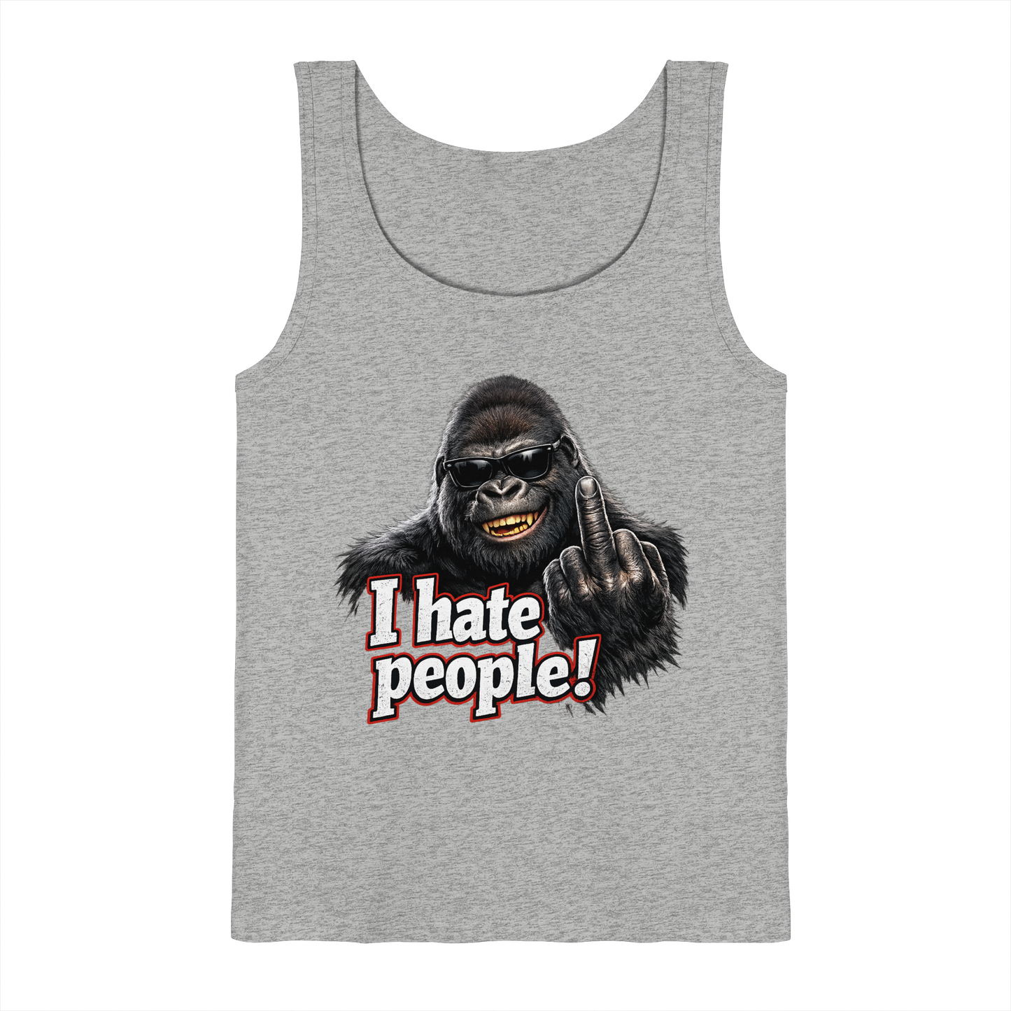 I hate people! - Herren Tank-Top Shirt