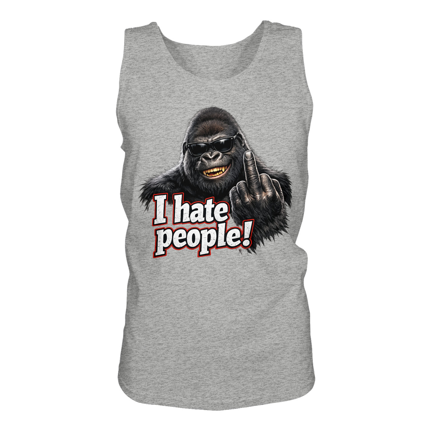 I hate people! - Herren Tank-Top Shirt