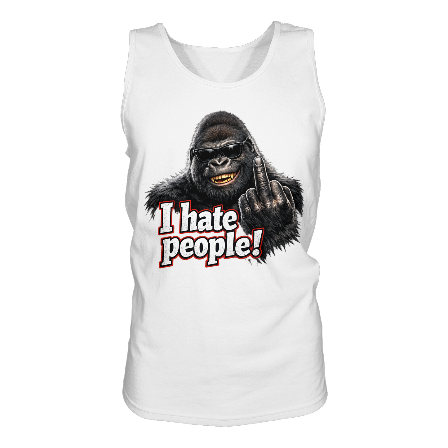 I hate people! - Herren Tank-Top Shirt