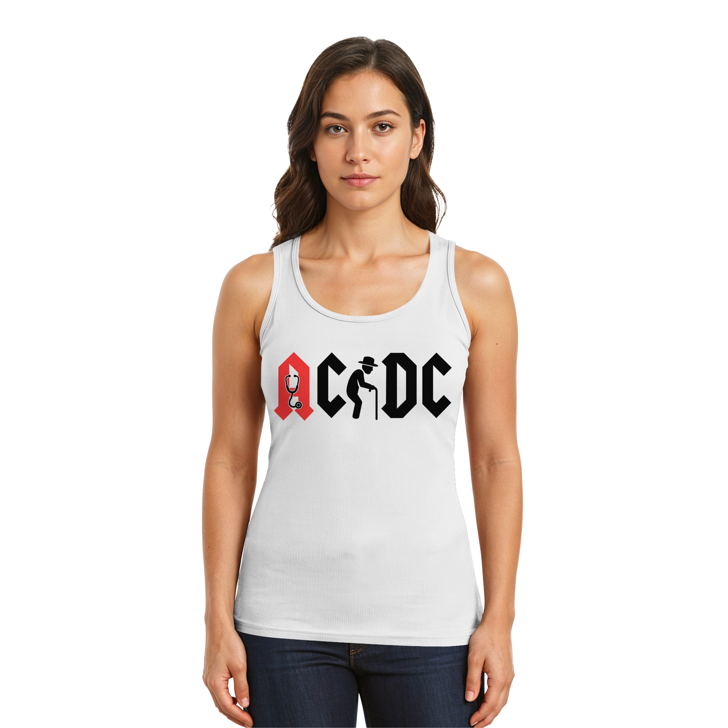 ACDC- Altrocker Logo - Herren Tank-Top Shirt