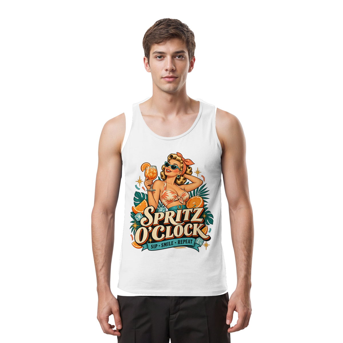 Spritz O' Clock - Herren Tank-Top Shirt